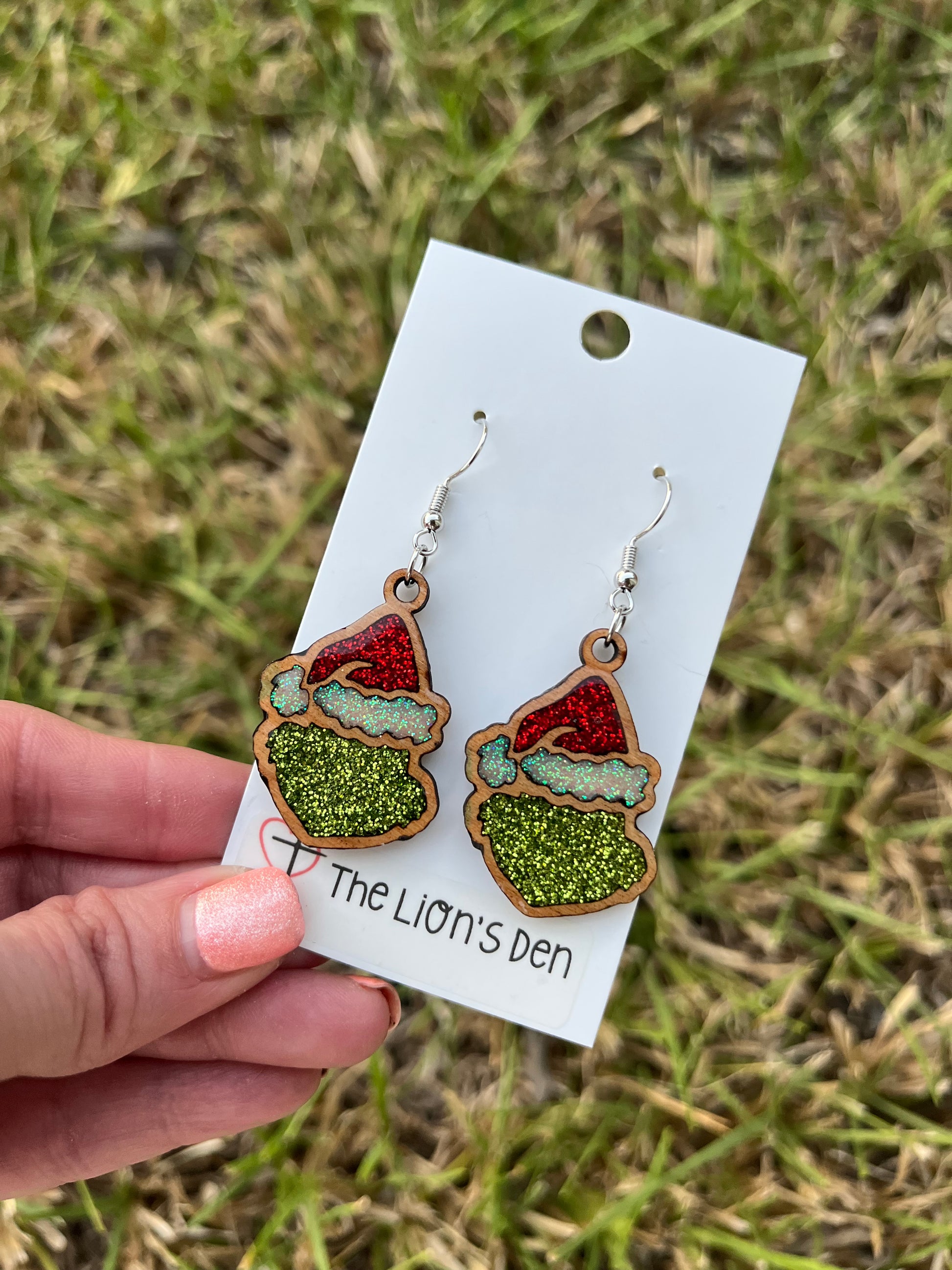 Grinch earrings