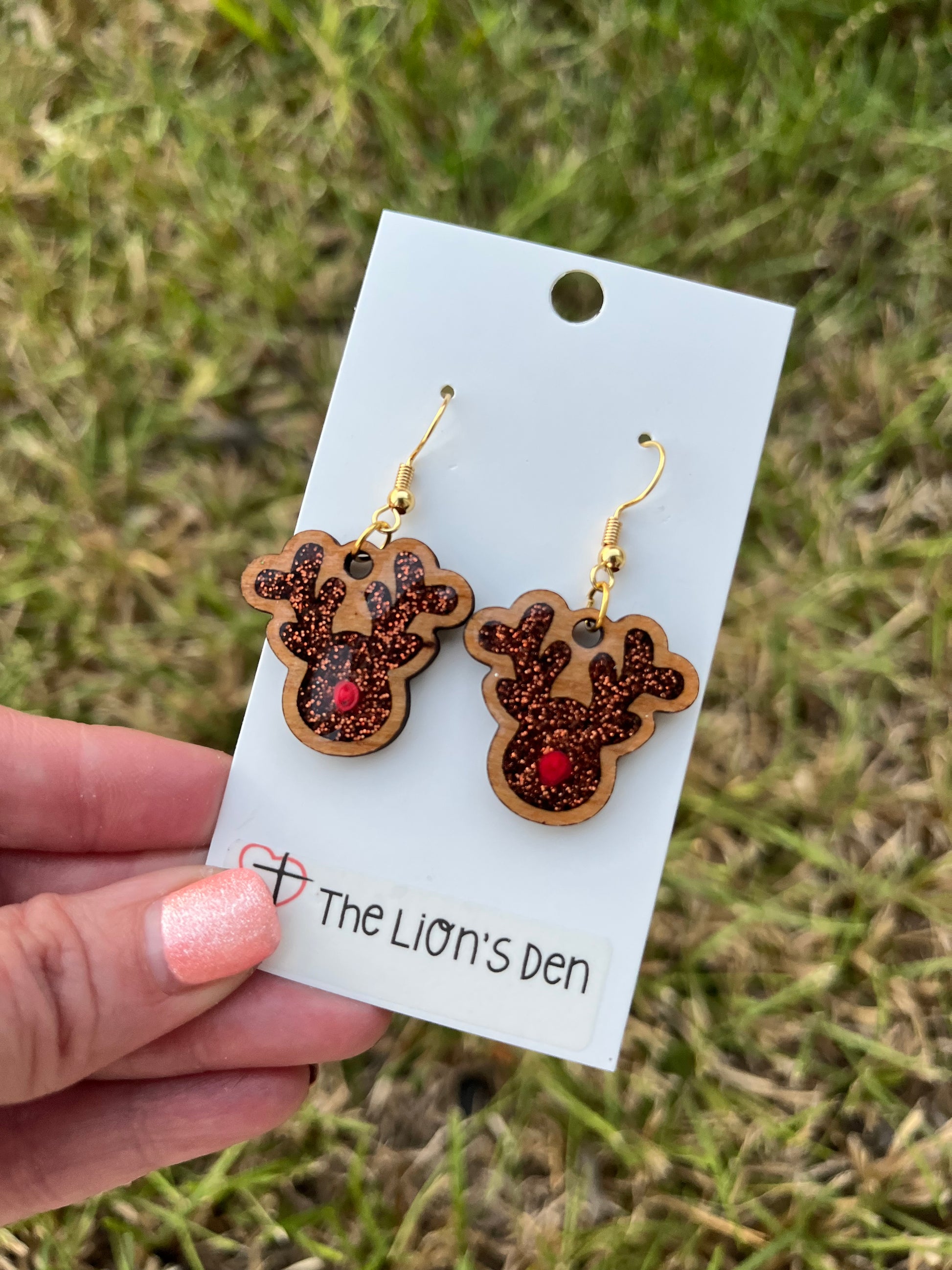 Reindeer earrings