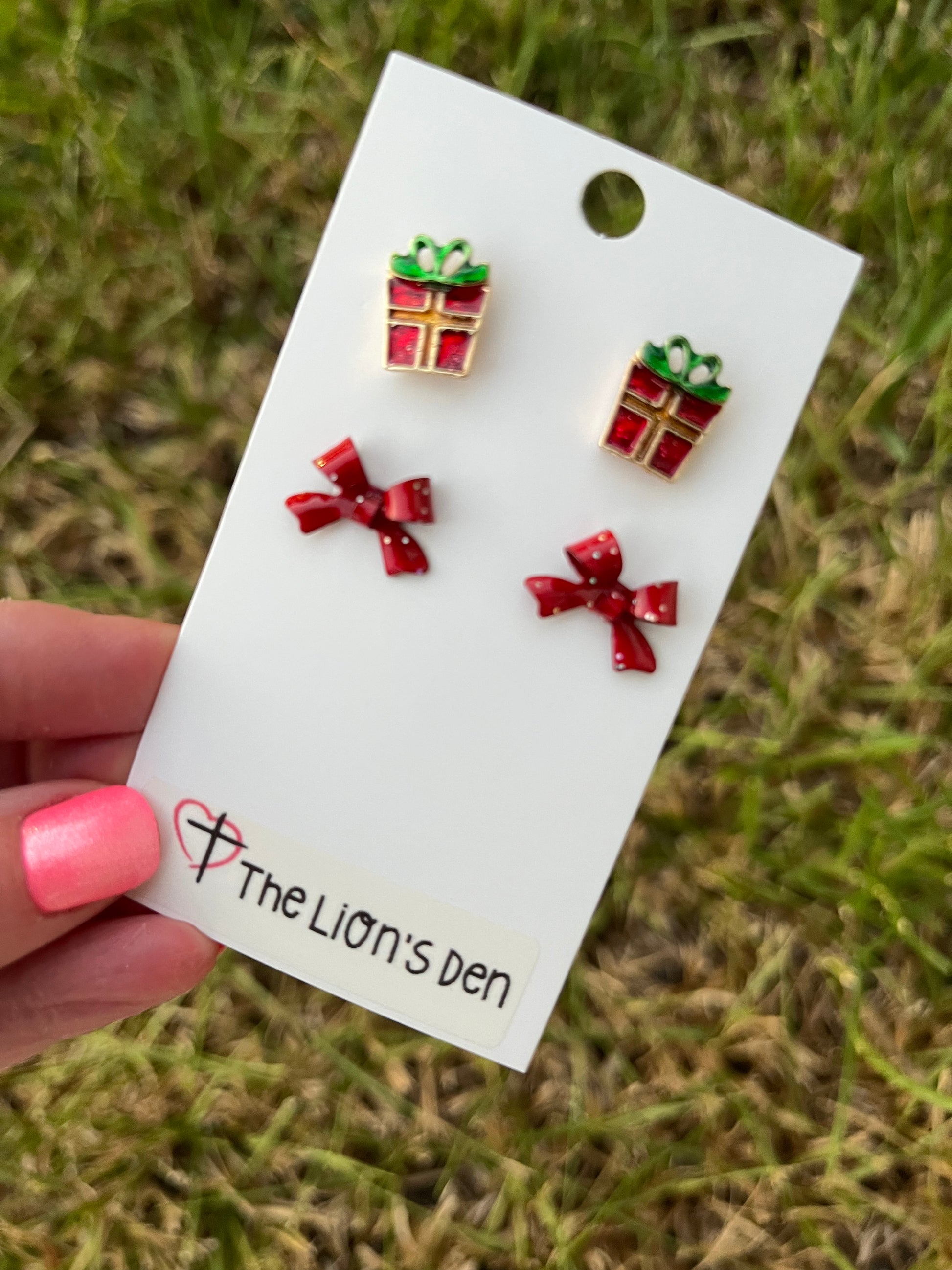 Christmas studs