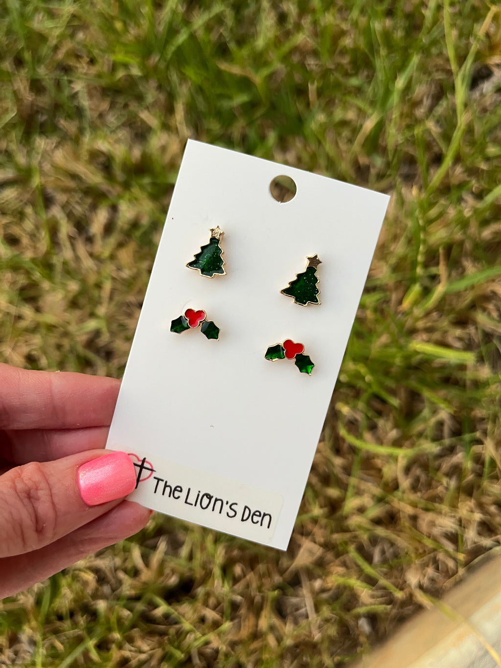 Christmas studs