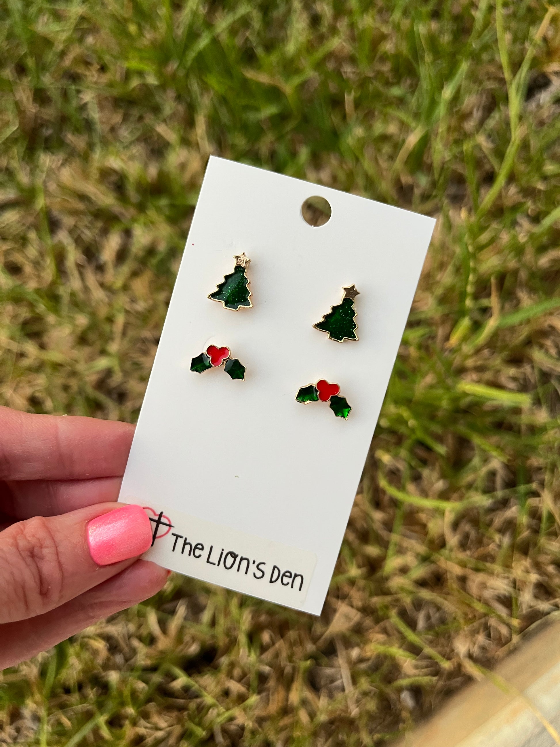 Christmas studs