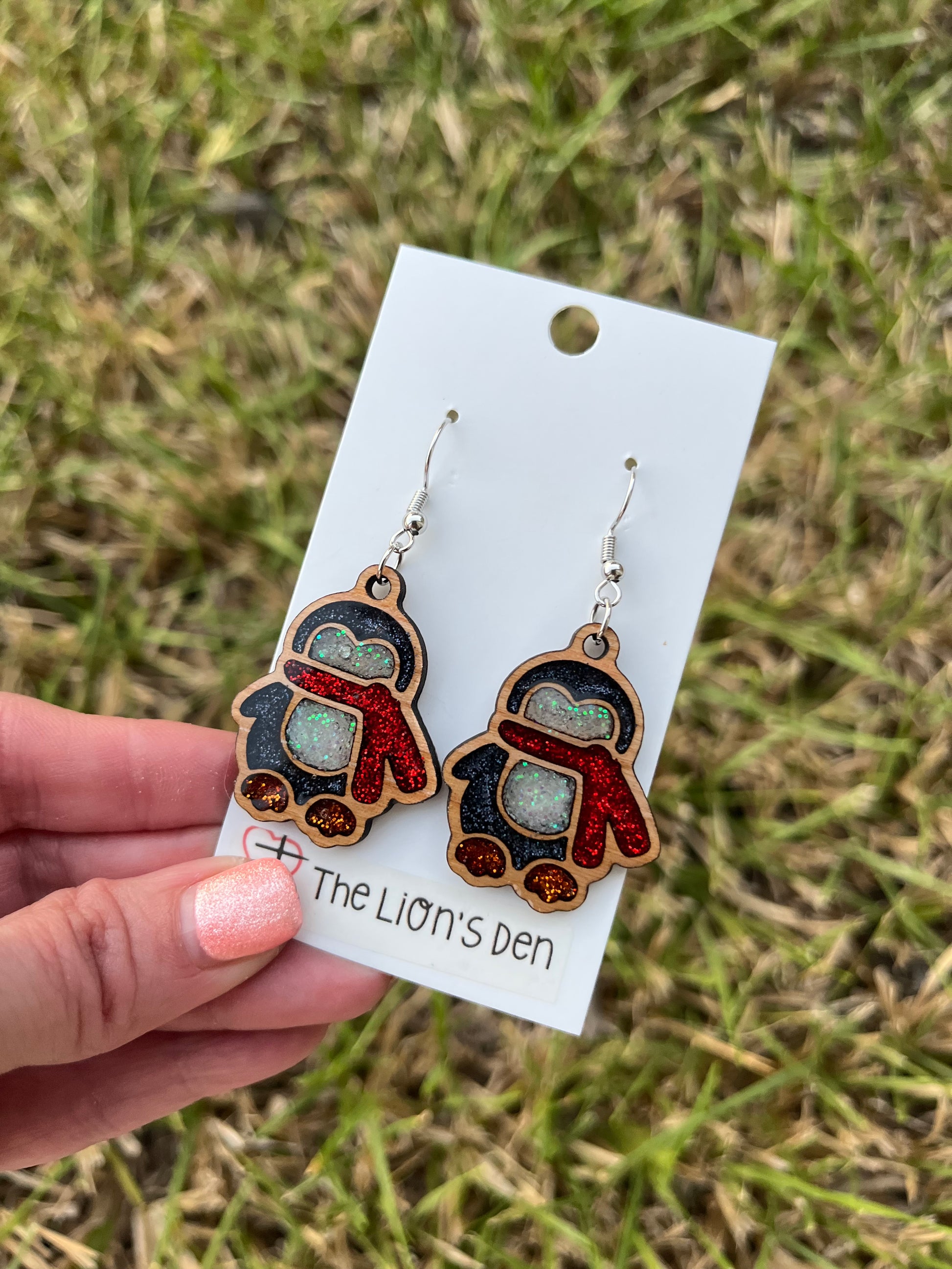 Penguin earrings