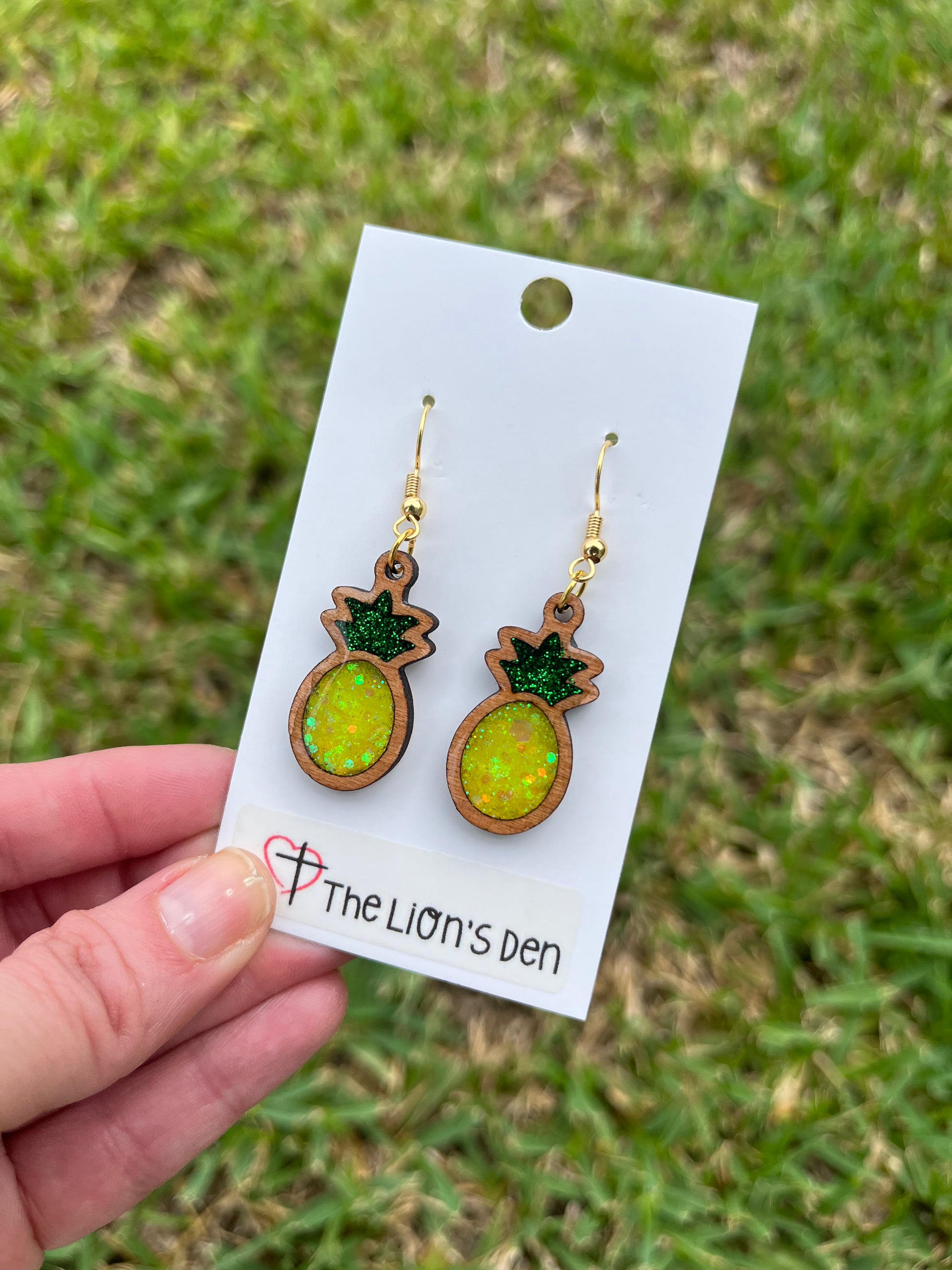 Pineapple earrings