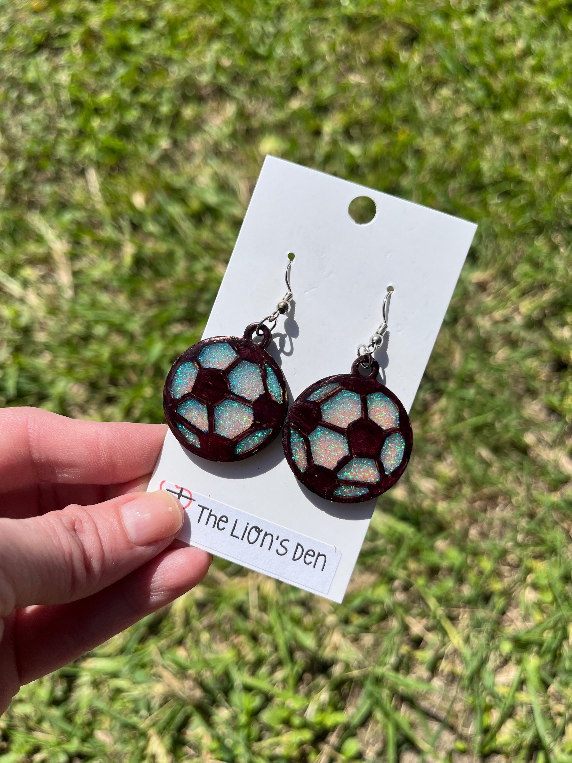 Soccer earrings ⚽️