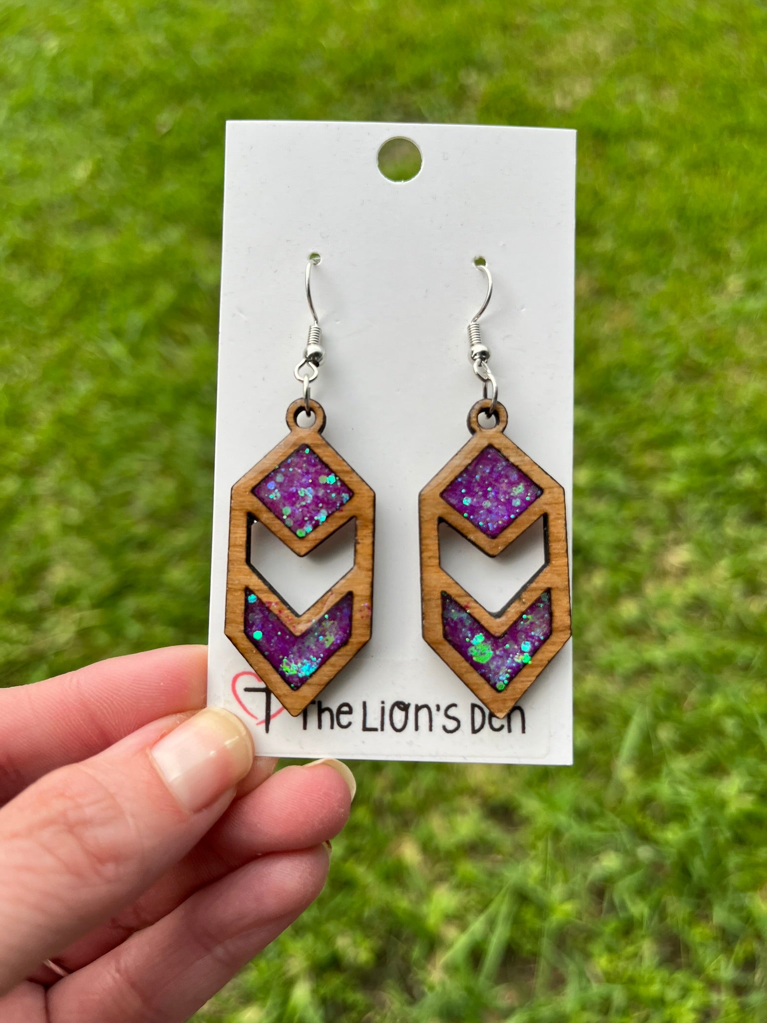 Chevron earrings