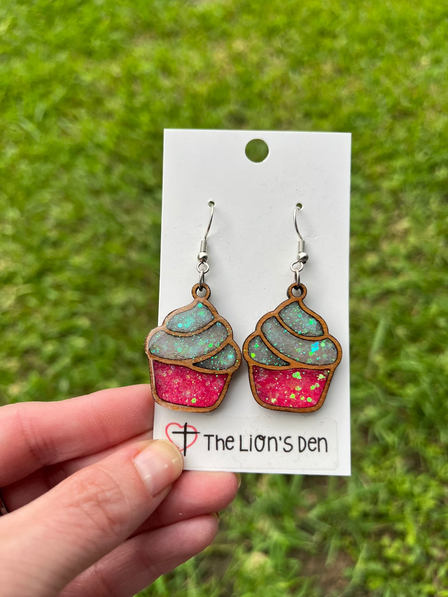 Cupcake earrings