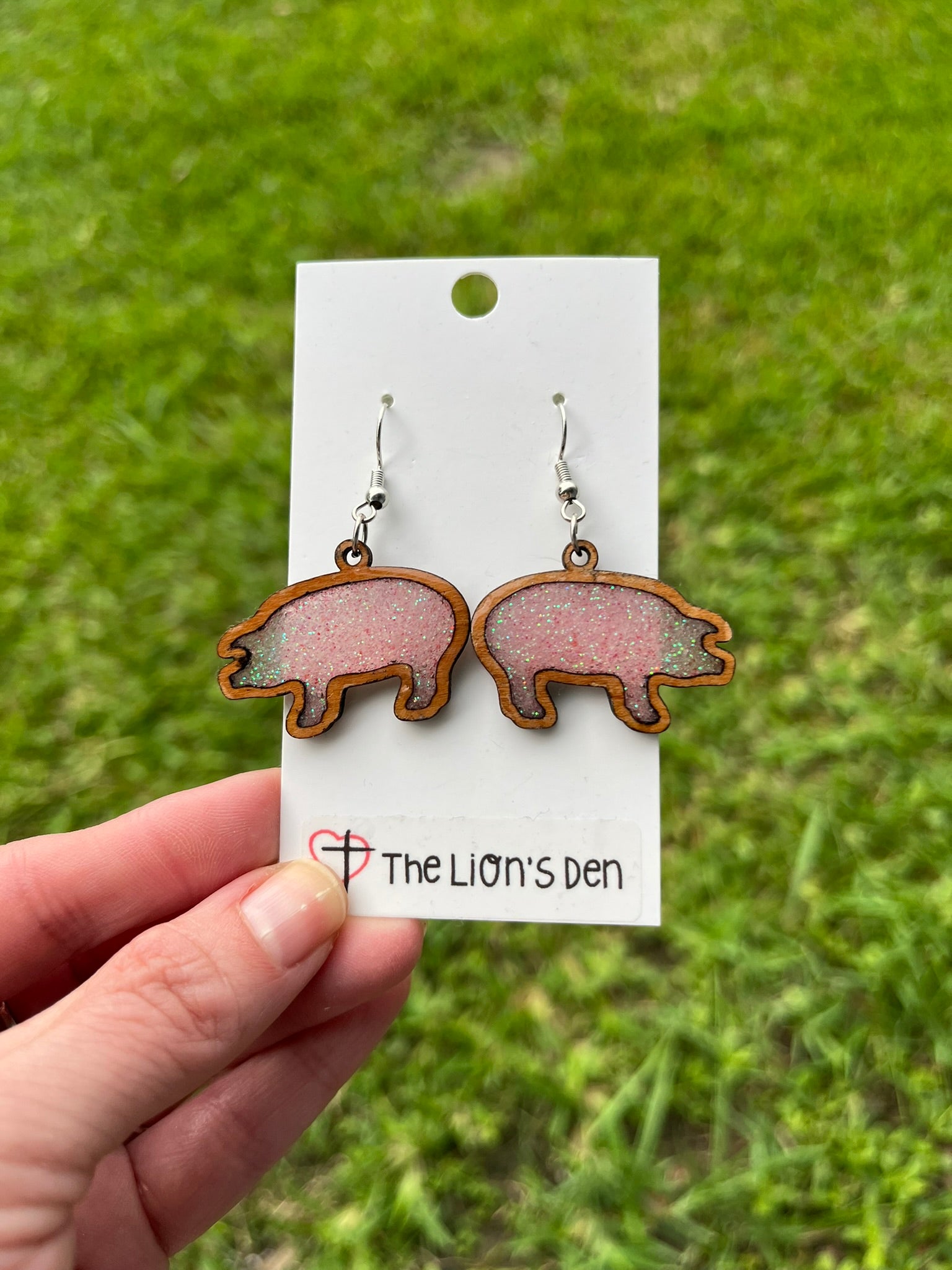 Pig earrings