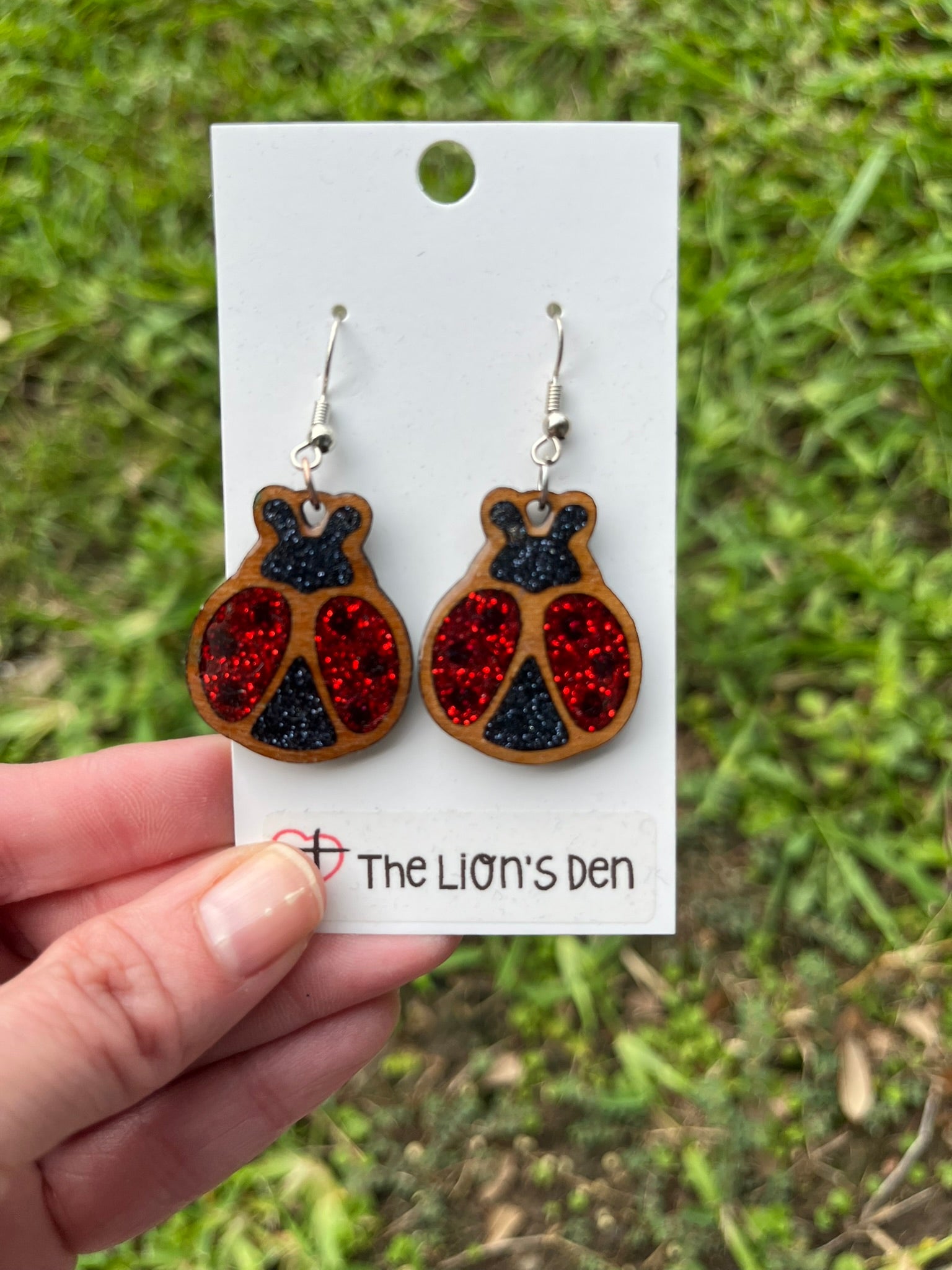 Ladybug earrings