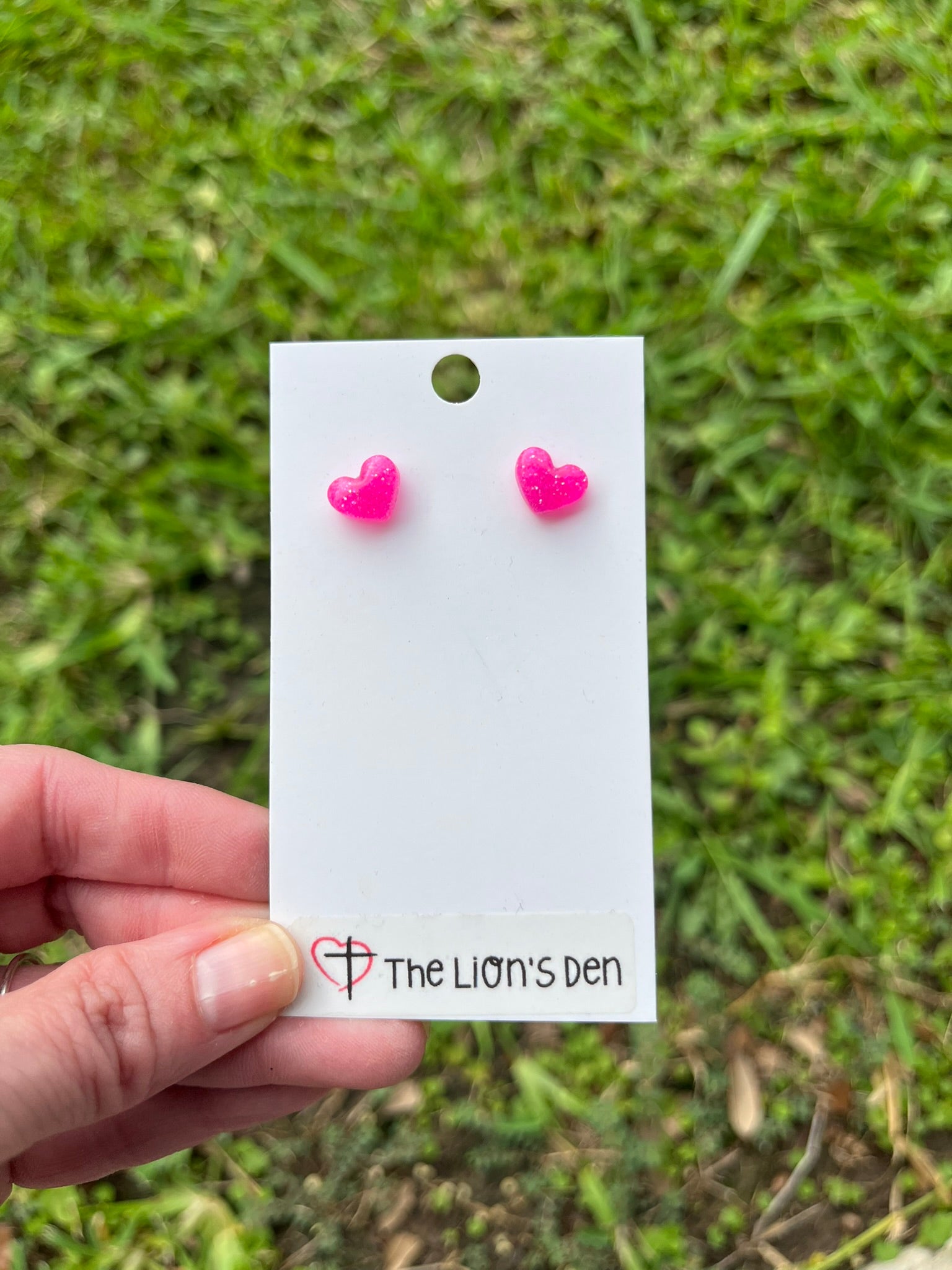 Heart studs