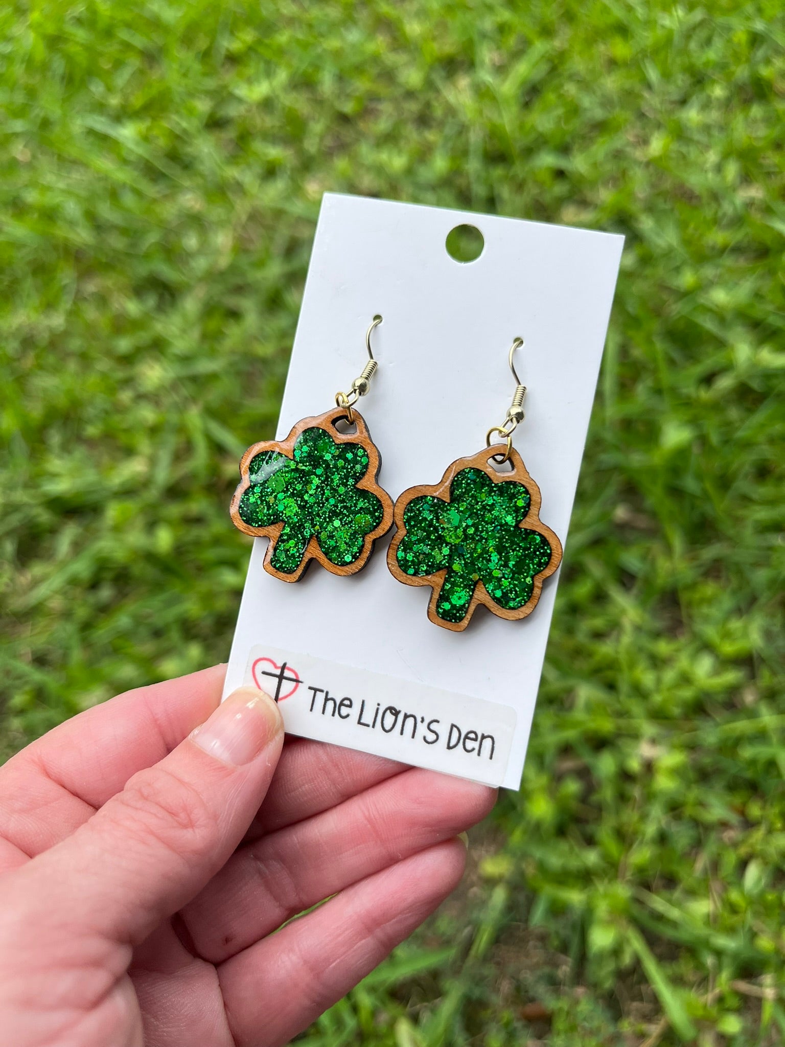 Shamrock earrings